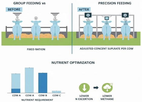 Comparison of conventional group feeding strategies with animal-specific nutrient allocation..jpg